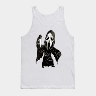 Scream Caricature Tank Top